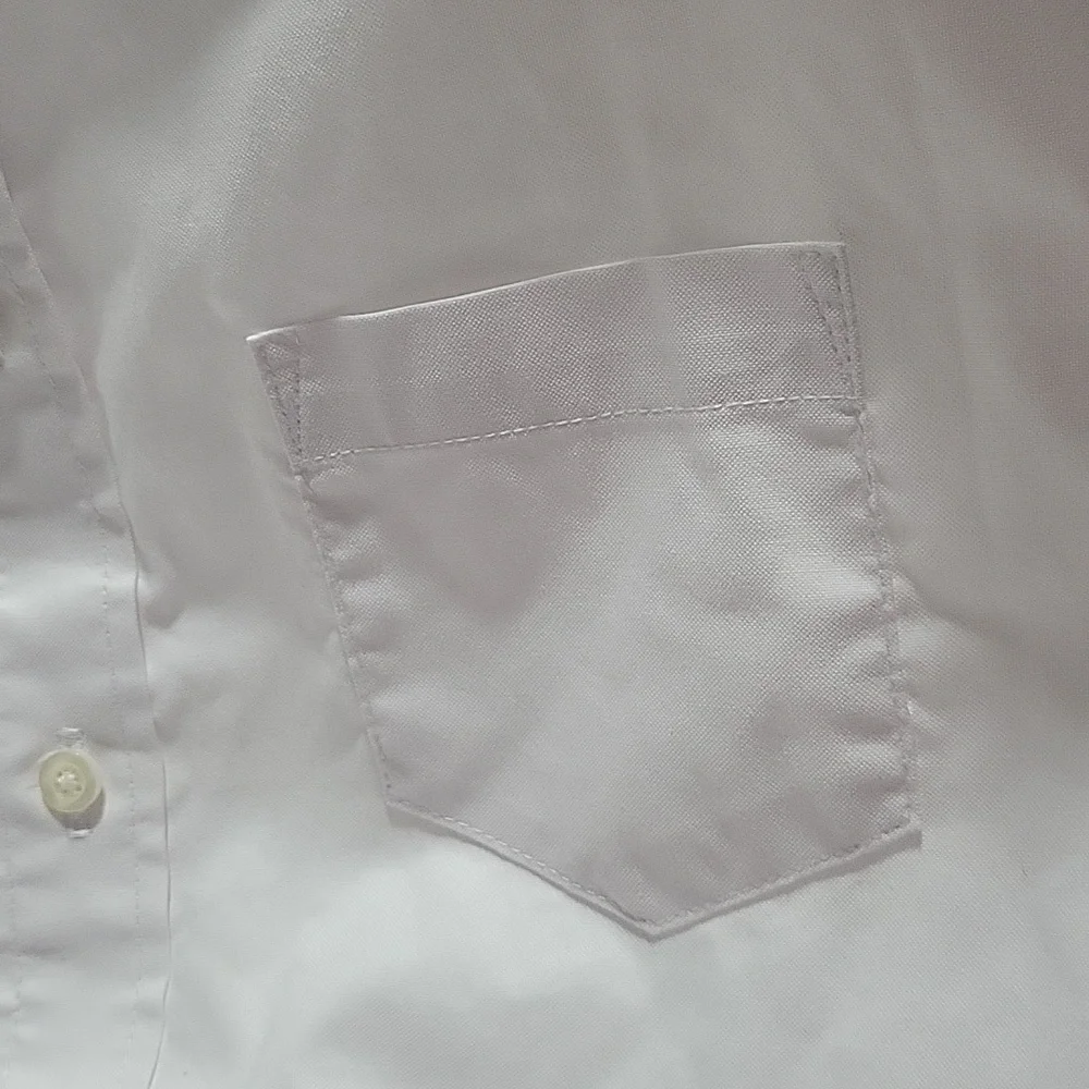 Chaps Kids Classic White Button Down Shirt 16